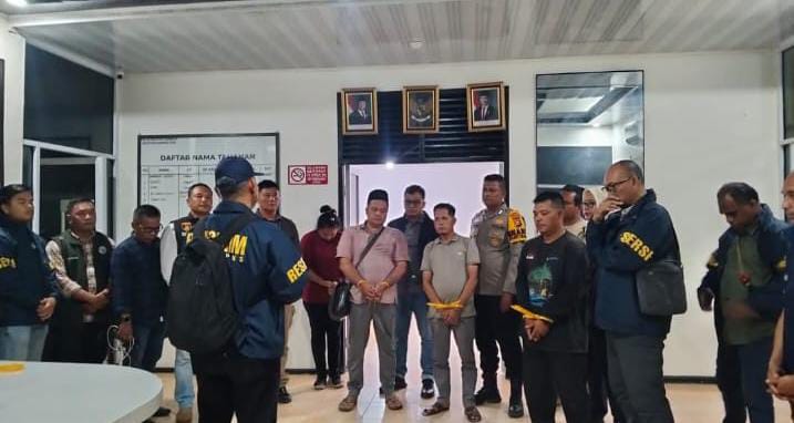 Sempat Dihadang, 3 Pelaku Jual Beli Lahan Suaka Margasatwa Bukit Rimbang Baling Ditangkap. Diduga Libatkan Ninik Mamak
